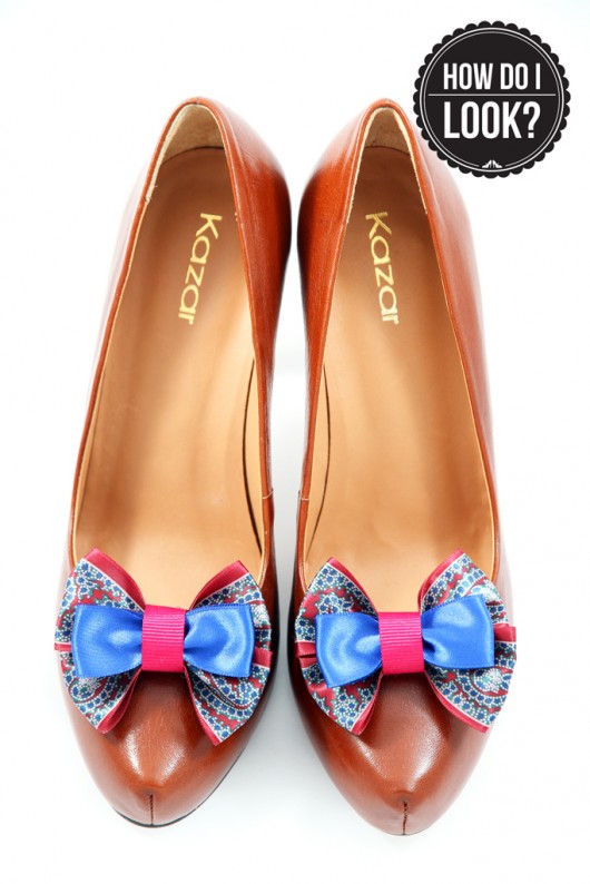 Royal Bow - Blue - klipsy do butów HowDoILook