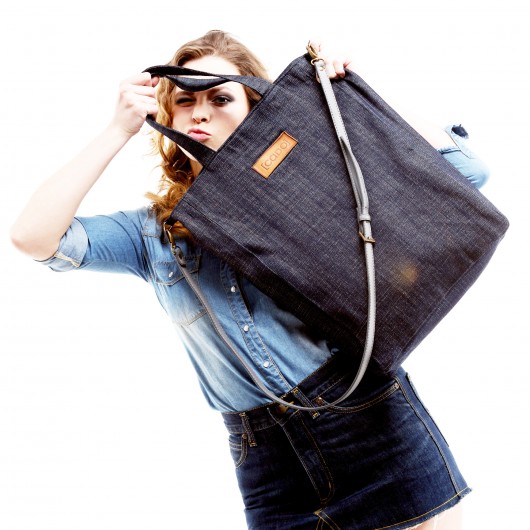  Dżinsowa Torebka na Ramię Denim Jeans RECTANGLE CADOaccessories