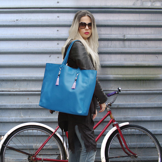 Torba XL CARIBBEAN BLUE shopper Bags of OZ