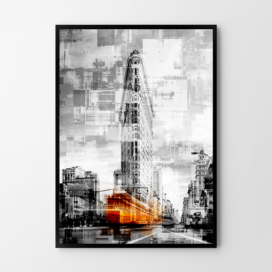 Nowoczesne obrazy plakat Nowy York 50x70 cm B2 HOG STUDIO