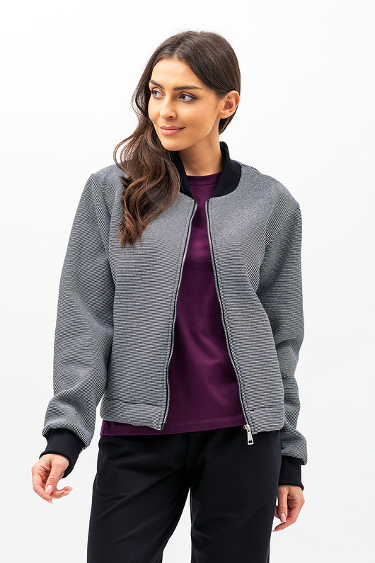 kurtki damskie Kurtka dresowa ,,HANA" w paski