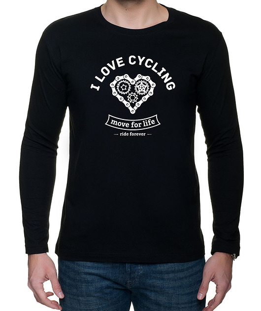 Koszulka dł. rękaw. I love cycling  studioixi