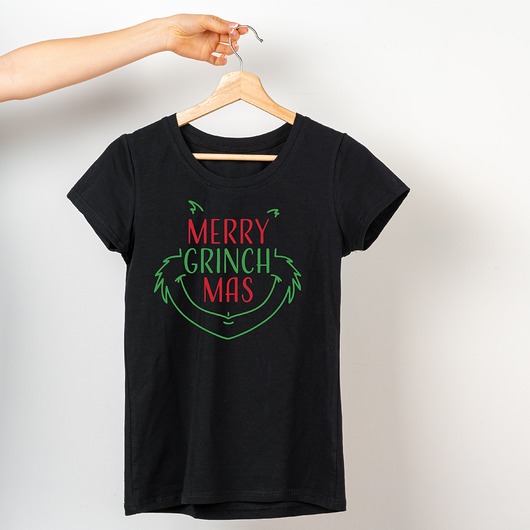 t-shirty męskie Koszulka  z nadrukiem Merry Grinch Mas