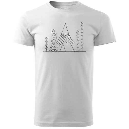 t-shirty męskie Tatra Art - tatrzańskie biwakowanie