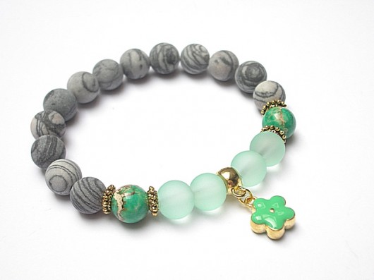 Kolekcja Rich - Grey and spring green /09-2014/ KiKa pracownia