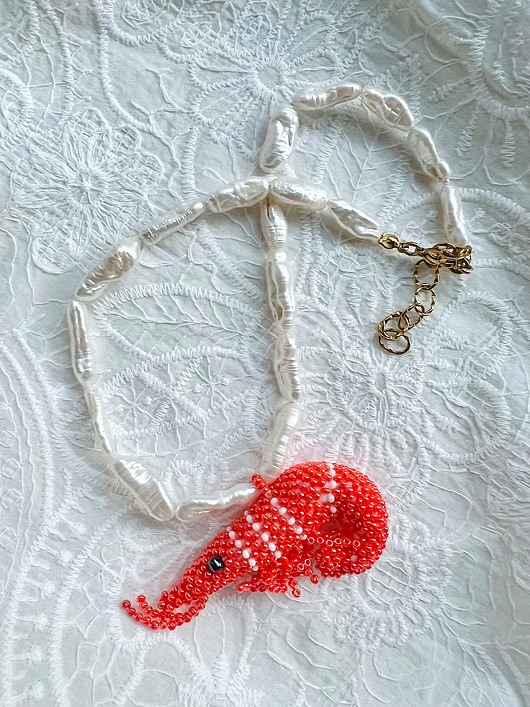 chokery Naszyjnik  Krewetka