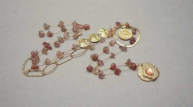 korale Sautoir /kwarc strawberry / 24.03.26 - naszyjnik