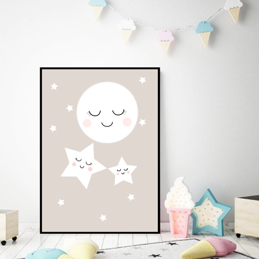 PLAKAT DO POKOJU DZIECKA  poster DLA DZIECKA black dot studio