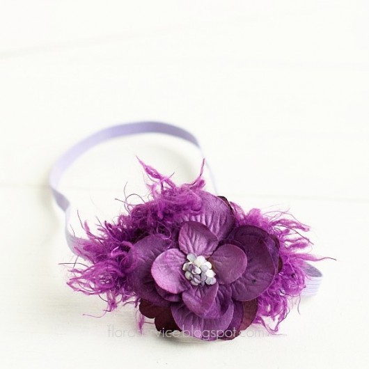 simple VIOLET opaska FloraArt