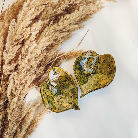 patery i talerze Patera Little Leaf - w kształcie liścia