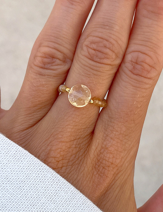 pierścionki elastyczne Pierścionek elastyczny - Cytryn