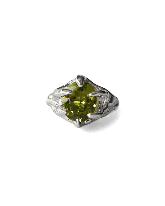 pierścionki srebrne Pierścień Muse z perydotem