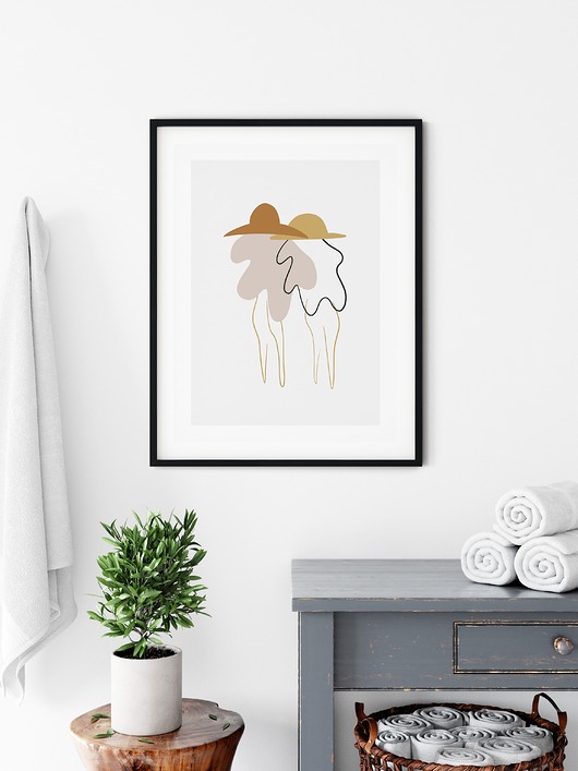Plakat skandynawski Abstrakcja no. 6 myscandi