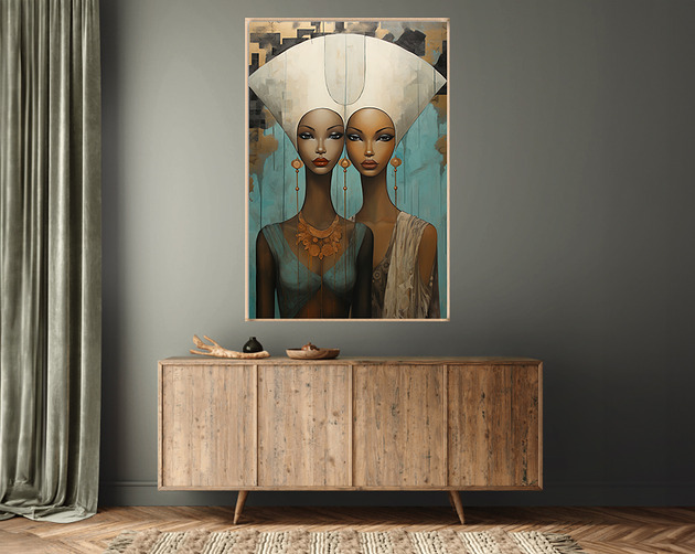 plakaty Oblicza Innych Wymiarów - Plakat - Druk - Abstrakcja, Surrealizm, Loft #21