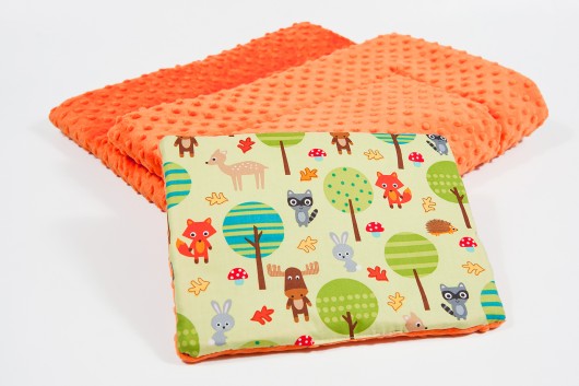 Podusia do wózka - las - 23x30 cm Minky and Cotton