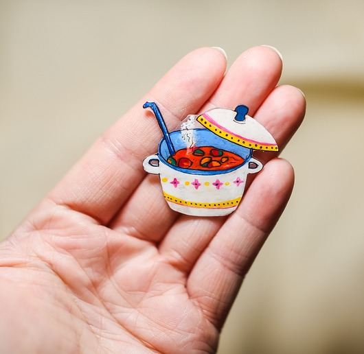 przypinki Przypinka Zupa Pomidorowa 