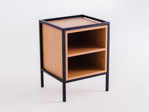 regały i półki Regał stolik nocny z półkami SKAP 1R1 SHELF
