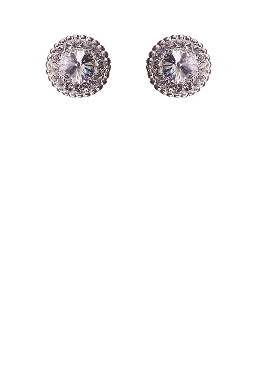 Srebrne kolczyki z kryształami marki Swarovski Alessandra unique