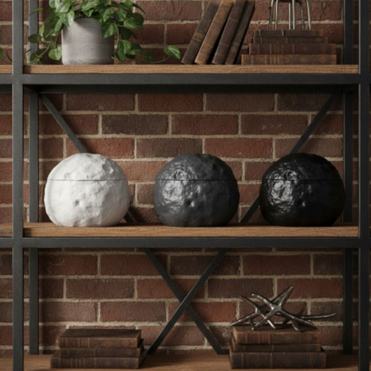 świeczniki i świece Księżycowy zestaw świec sojowych w naczyniu gipsowym