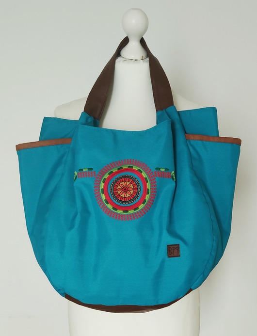torby na ramię Mandala haftowana