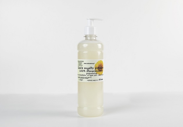 mydło w płynie SZARE MYDŁO POTASOWE SŁONECZNIKOWE 0,5L