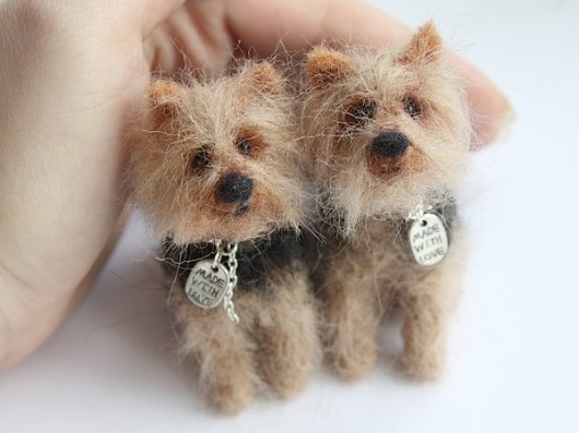Dwa Yorki - bracia agaFil handicraft