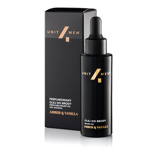 kosmetyki i produkty do pielęgnacji brody i wąsów Perfumowany olej do brody Amber&Vanilla