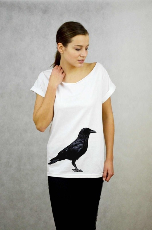 KRUK  - Koszulka Oversize szeroki dekolt T-shirt GAU great as You