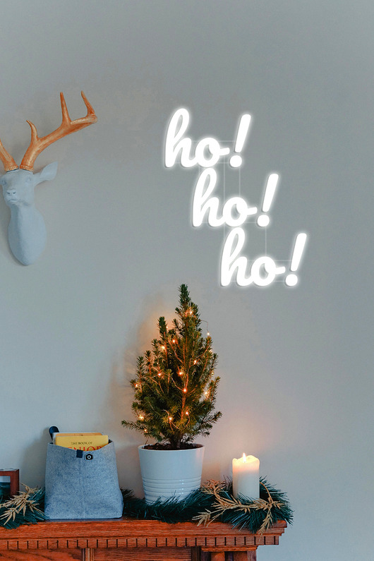 Neon LED "ho! ho! ho!" Pakamera.pl