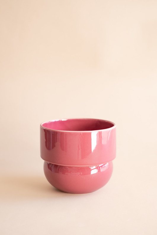 doniczki Osłonka na roślinę Ø20cm Runo Large (ciemny róż)