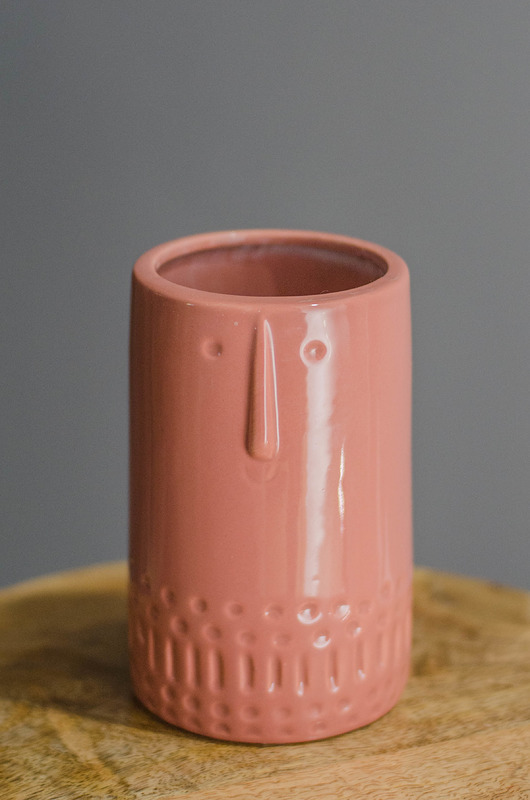 WAZONIK, OSŁONKA CERAMICZNA 9X14CM To Te Kwiaty