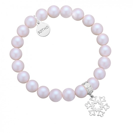 Perłowa bransoletka z pereł kryształ SWAROVSKI® CRYSTAL SOTHO