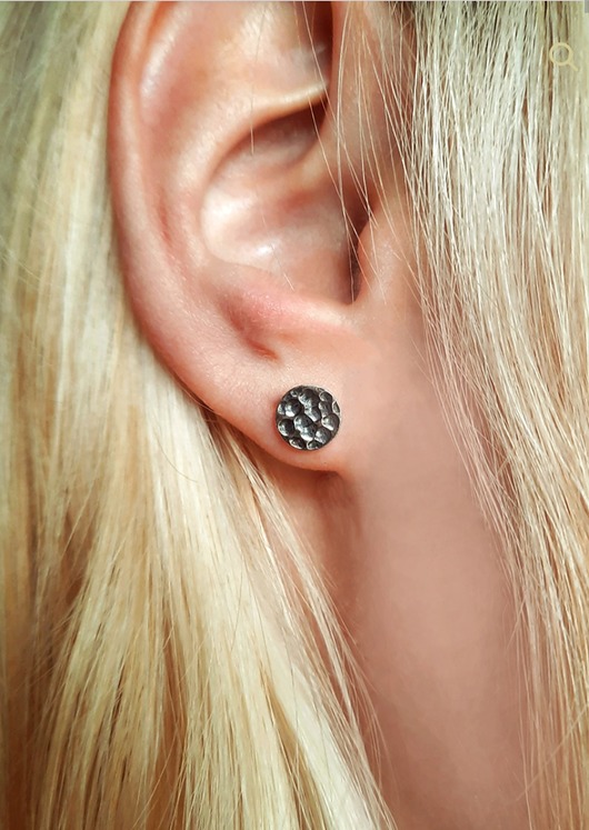 kolczyki srebrne Kolczyki srebrne MOON Pełnia