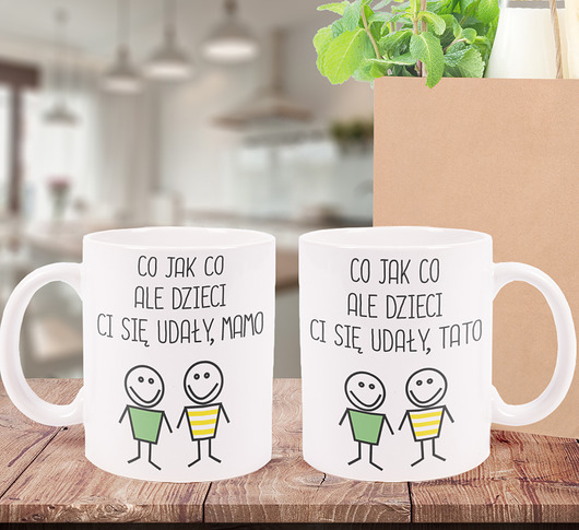 Wyjątkowy zestaw - kubek dla mamy i taty AllbagAllprints