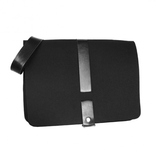 Męska Teczka z Filcu Czarny Men Black purol design