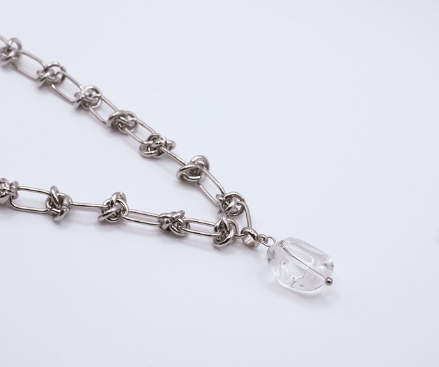 kolie Naszyjnik Kryształ & Stal