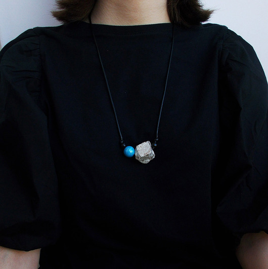 wisiory Kolor i forma ceramiczny naszyjnik #5