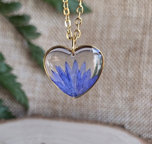 wisiory Zawieszka wisiorek z chabrem chabr