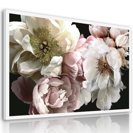 obrazy Obraz na płótnie KWIATY PIWONIE 120x80cm