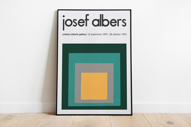 plakaty Josef Albers  - Exhibition Poster