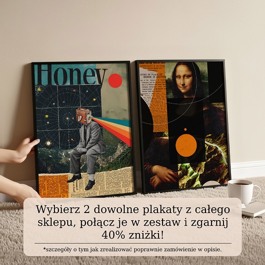 plakaty Zestaw 2 plakatów - WYBIERZ DOWOLNIE Z CAŁEGO SKLEPU - Druk Pigmentowy