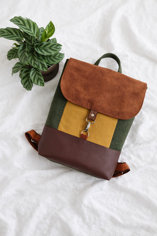 plecaki Damski plecak z kroplą słońca.