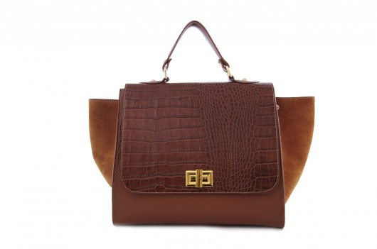 Torba damska,kuferek GL9841 Camel  Vera Bags