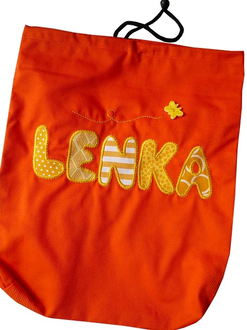 Worek przedszkolny dla Lenki :) Gazynia