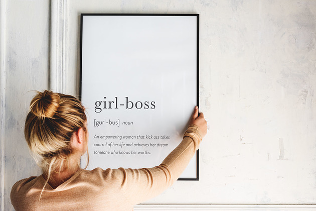 plakaty Plakat Girl boss