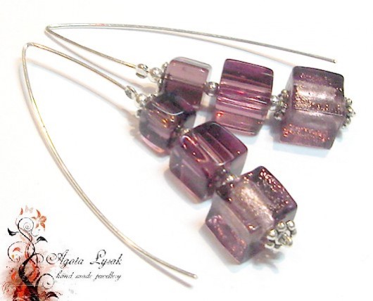 kostki lampwork AgiTo Pracownia Artystyczna
