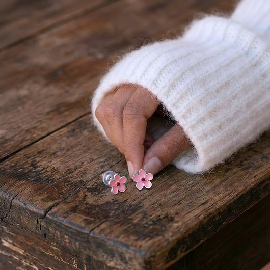 kolczyki srebrne Kolczyki srebrne -  Sakura