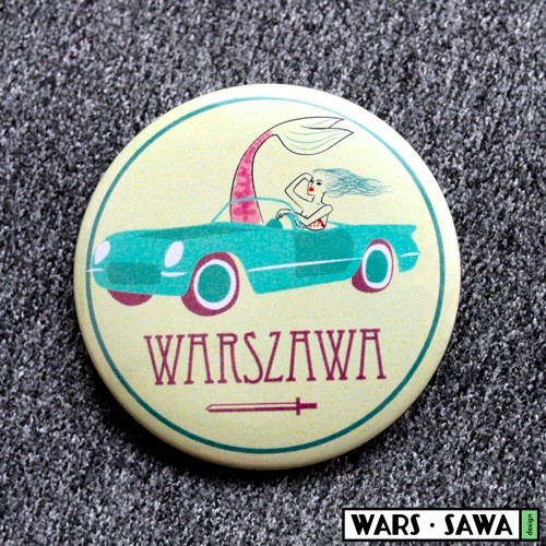 MAGNES 56 mm - Syrenka CABRIO! LOVE POLAND DESIGN