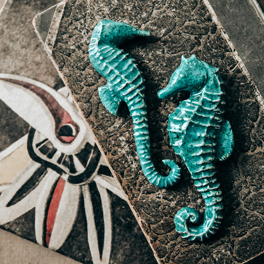 magnesy Koniki Morskie - symbol miłości - magnesy