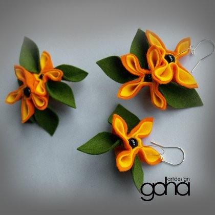 Soczysta mandarynka FlowerFelt Design